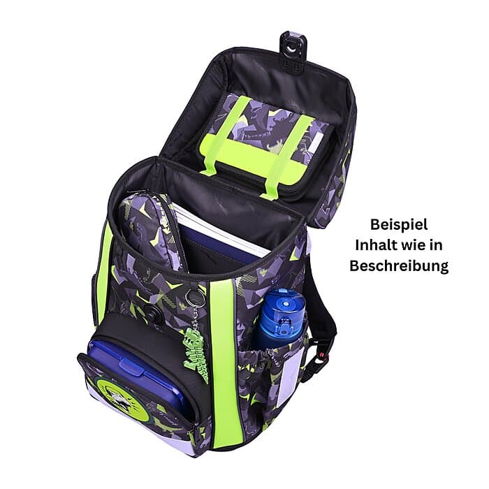 McNeill Bravo Schulranzen Set Dinopark 9-teilig