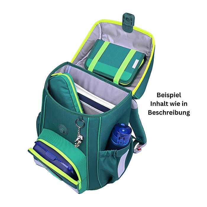 McNeill Bravo Schulranzen Set Petrol 9-teilig