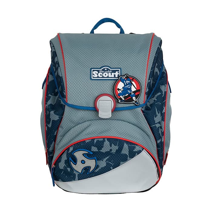 Scout Alpha Blue Ninja Schulranzenset 4tlg
