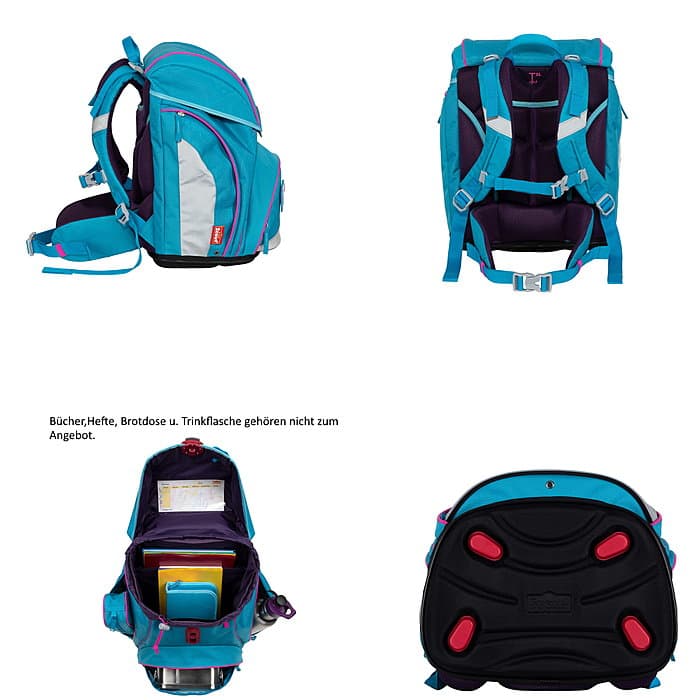 Scout Alpha Dolphins Schulranzenset 4tlg