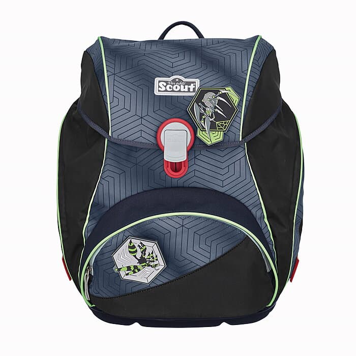 Scout Alpha Superflash Black Spider 4tlg. Schulranzenset