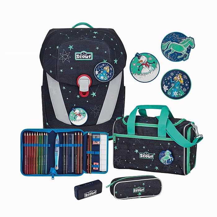 Scout Sunny II LED Sternenhimmel 4tlg.Set Schulranzenset
