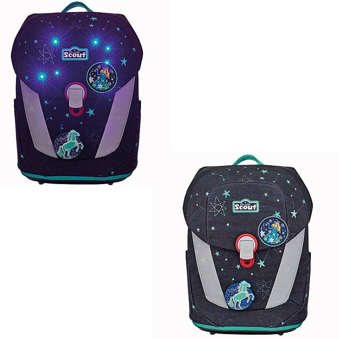 Scout Sunny II LED Sternenhimmel 4tlg.Set Schulranzenset