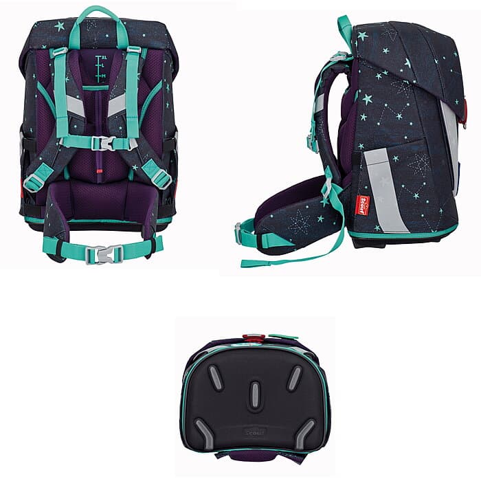 Scout Sunny II LED Sternenhimmel 4tlg.Set Schulranzenset