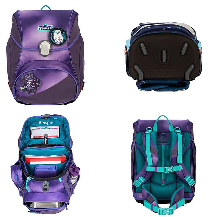 Scout Alpha Purple Magic Superflash Schulranzenzet