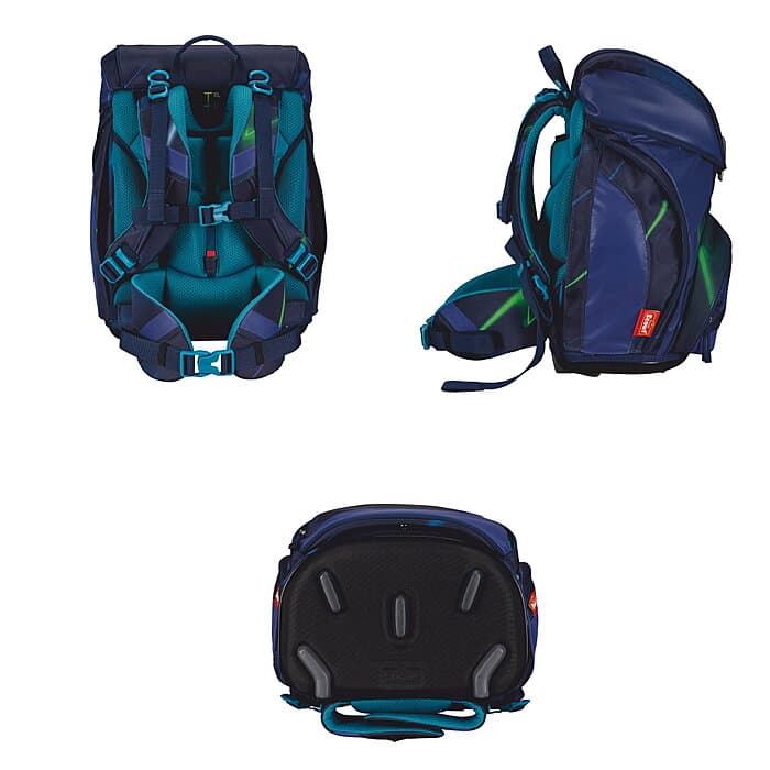 Scout Alpha Exklusiv Superflash City Lights Schulranzenset