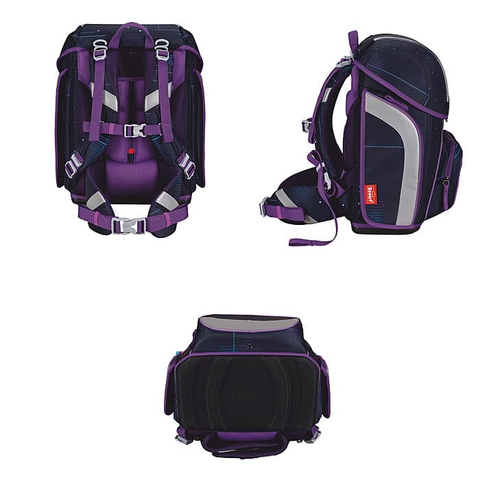 Scout Genius Exklusiv Safety Light Spooky Starlight Schulranzenset