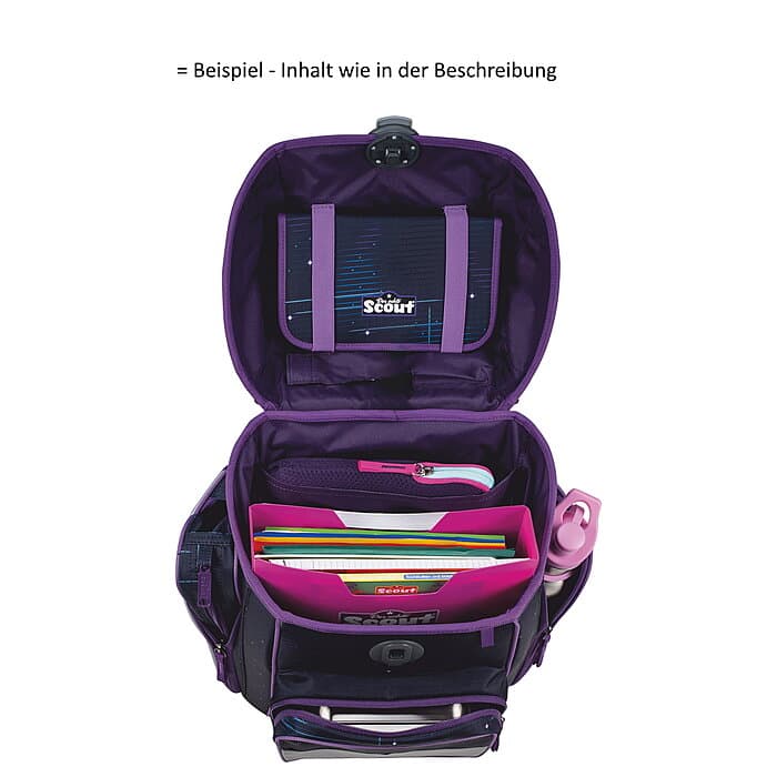 Scout Genius Exklusiv Safety Light Spooky Starlight Schulranzenset