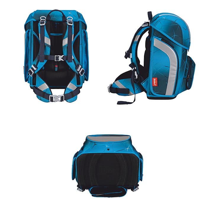 Scout Genius Exklusiv Safety Light Polar Blue Schulranzenset