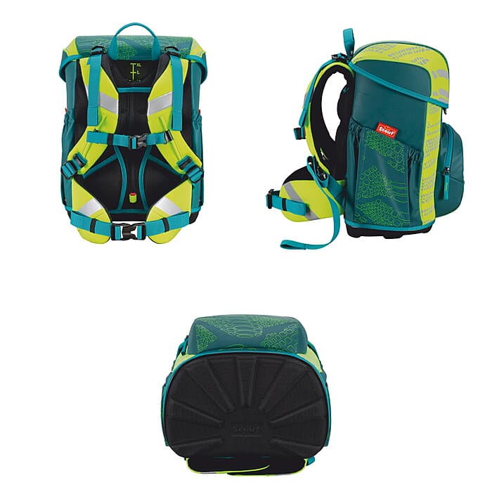 Scout Neo Exklusiv Superflash Extreme Lizard Schulranzenset