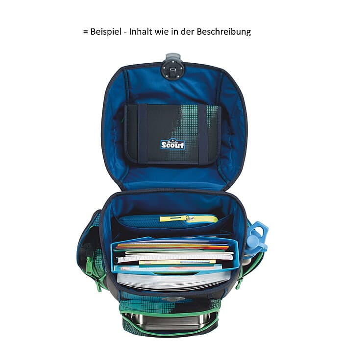 Scout Genius Set Movie Star Blue Pixel Schulranzenset