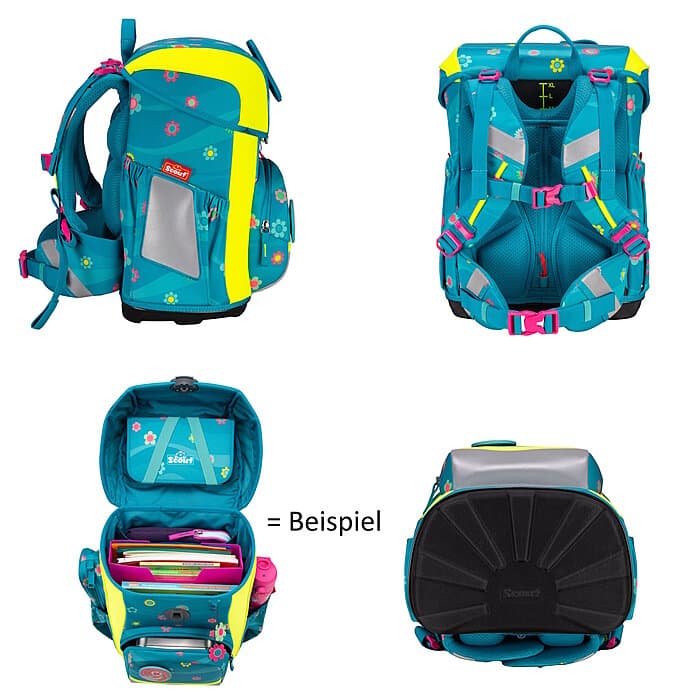 Scout Neo DIN Little Flowers Schulranzensetset