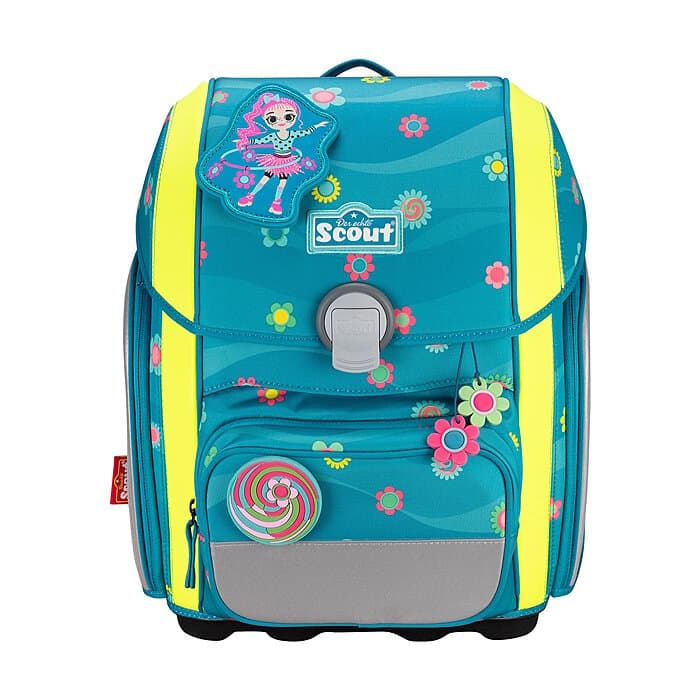 Scout Genius DIN Little Flowers Schulranzensetset