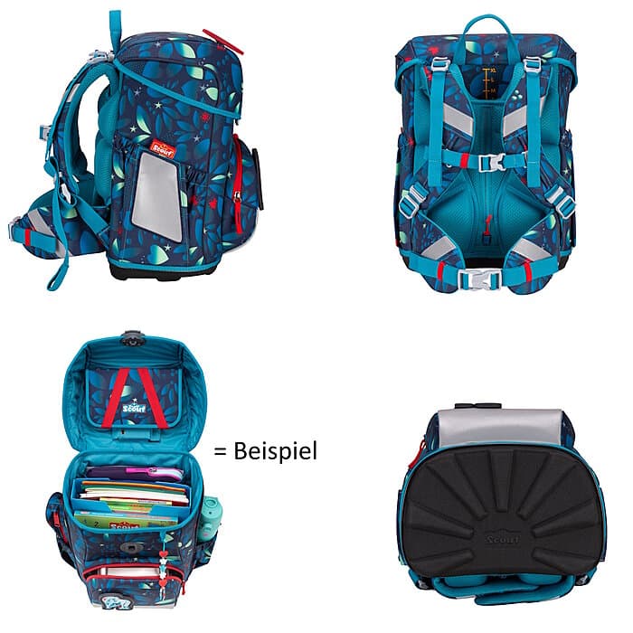 Scout Neo LED White Unicorn Schulranzensetset