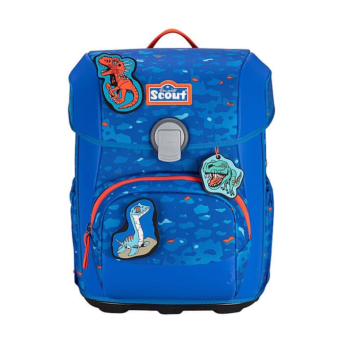 Scout Neo Blue Dino Schulranzensetset