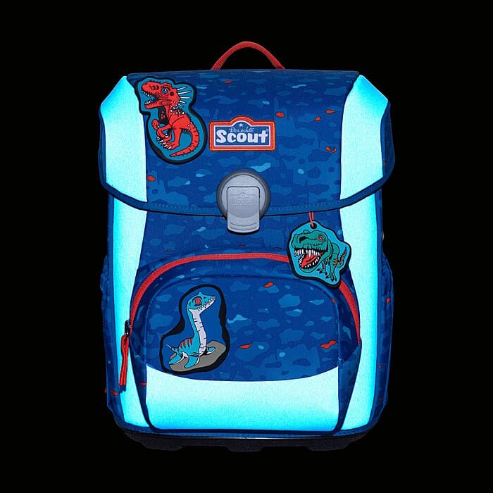 Scout Neo Blue Dino Schulranzensetset