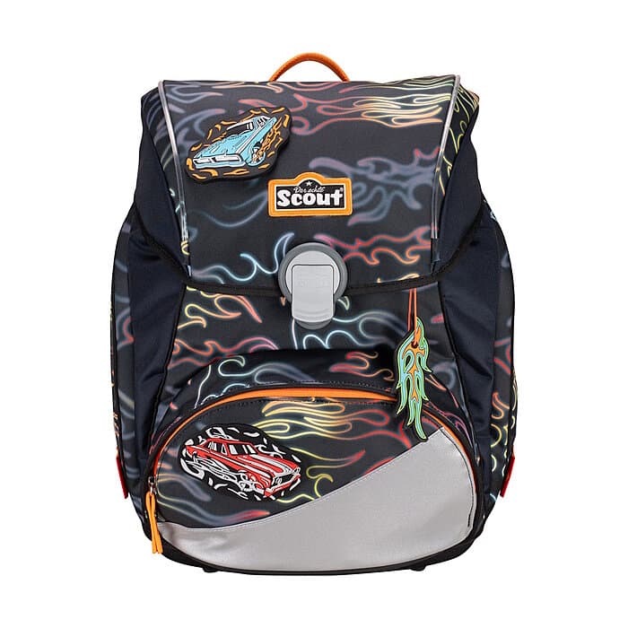 Scout Alpha Flames Exklusiv Edition Safety Light Schulranzen Set