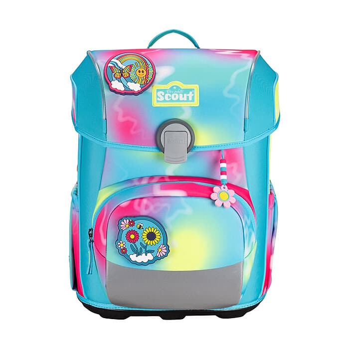Scout Neo Happy Rainbow Exkl Edition Safety Light Schulranzen Set