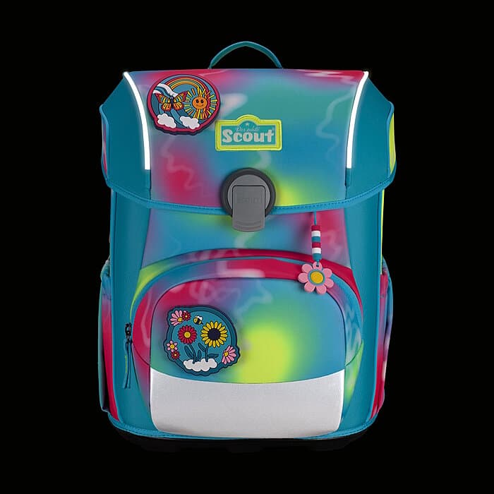 Scout Neo Happy Rainbow Exkl Edition Safety Light Schulranzen Set