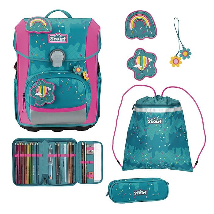 Scout Neo Schulranzen Set Happy Confetti 5-teilig