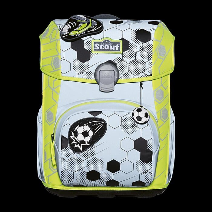 Scout Neo Superflash Extreme Schulranzen Set Soccer Star 5-teilig