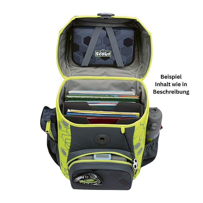 Scout Neo Superflash Extreme Schulranzen Set Soccer Star 5-teilig