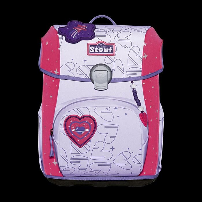 Scout Neo Superflash Extreme Schulranzen Set Heartbeat