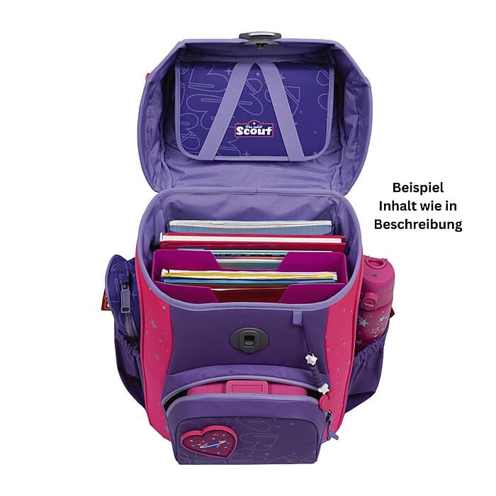 Scout Neo Superflash Extreme Schulranzen Set Heartbeat