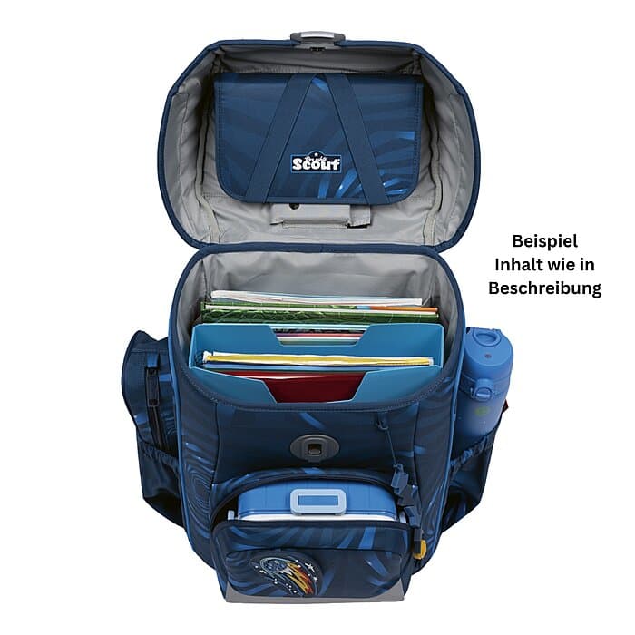Scout Neo LED Schulranzen Set Rocket Rider 5-teilig