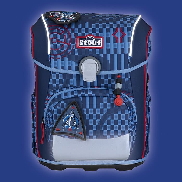 Scout Neo Safety Light Schulranzen Set Space Explorer 5-teilig