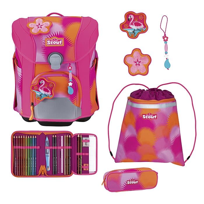 Scout Micro Schulranzen Set Florida Sunset 5-teilig
