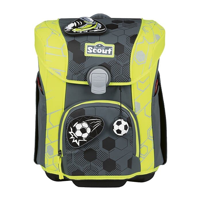Scout Micro Schulranzen Set Superflash Extreme Soccer Star 5-teilig