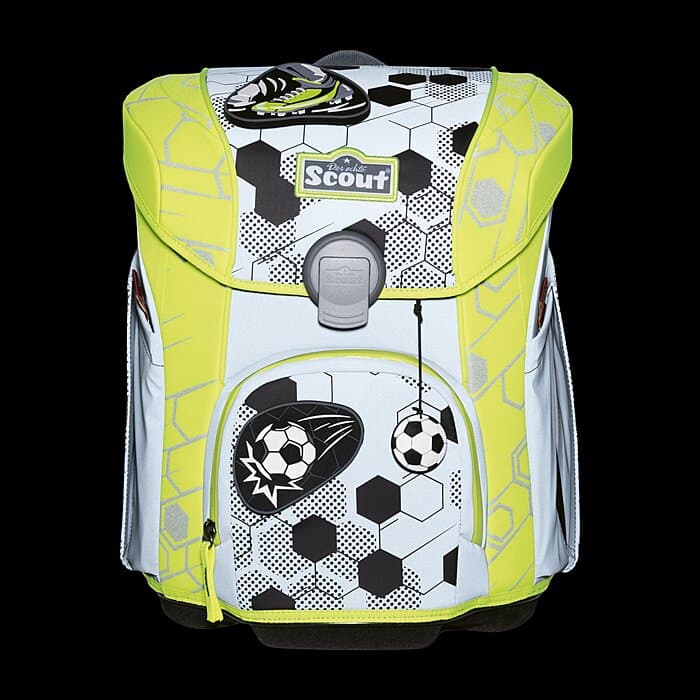 Scout Micro Schulranzen Set Superflash Extreme Soccer Star 5-teilig