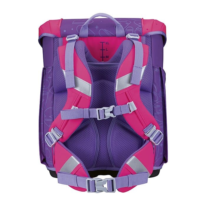 Scout Micro Schulranzen Set Superflash Extreme Heartbeat 5-teilig