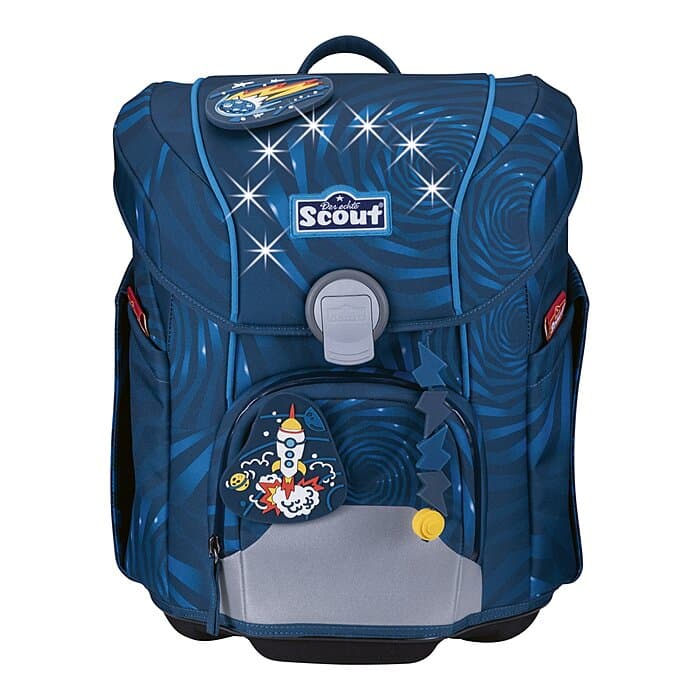 Scout Micro Schulranzen Set LED Rocket Rider 5-teilig