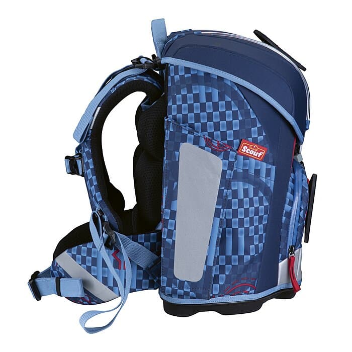 Scout Micro Schulranzen Set Safety Light Space Explorer 5-teilig