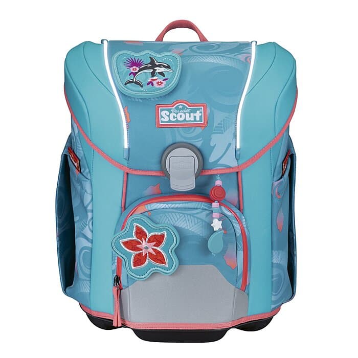 Scout Micro Schulranzen Set Safety Light Aloha 5-teilig