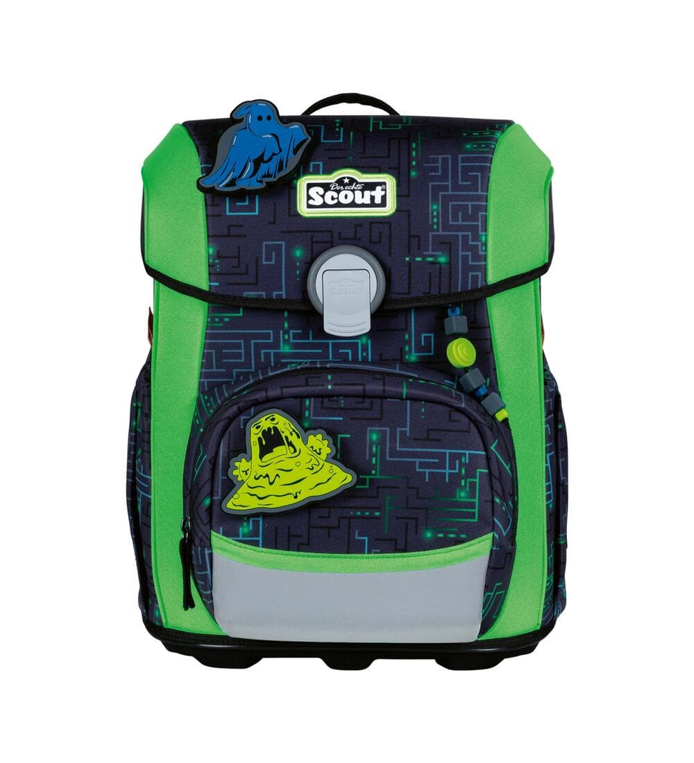 Scout Neo Schulranzen Set Monster Labyrinth 5-teilig