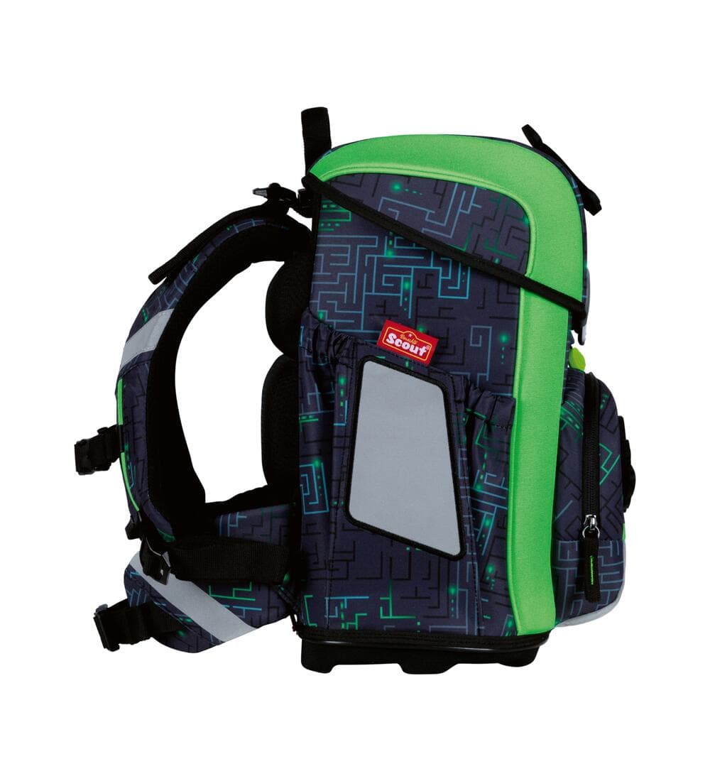 Scout Neo Schulranzen Set Monster Labyrinth 5-teilig