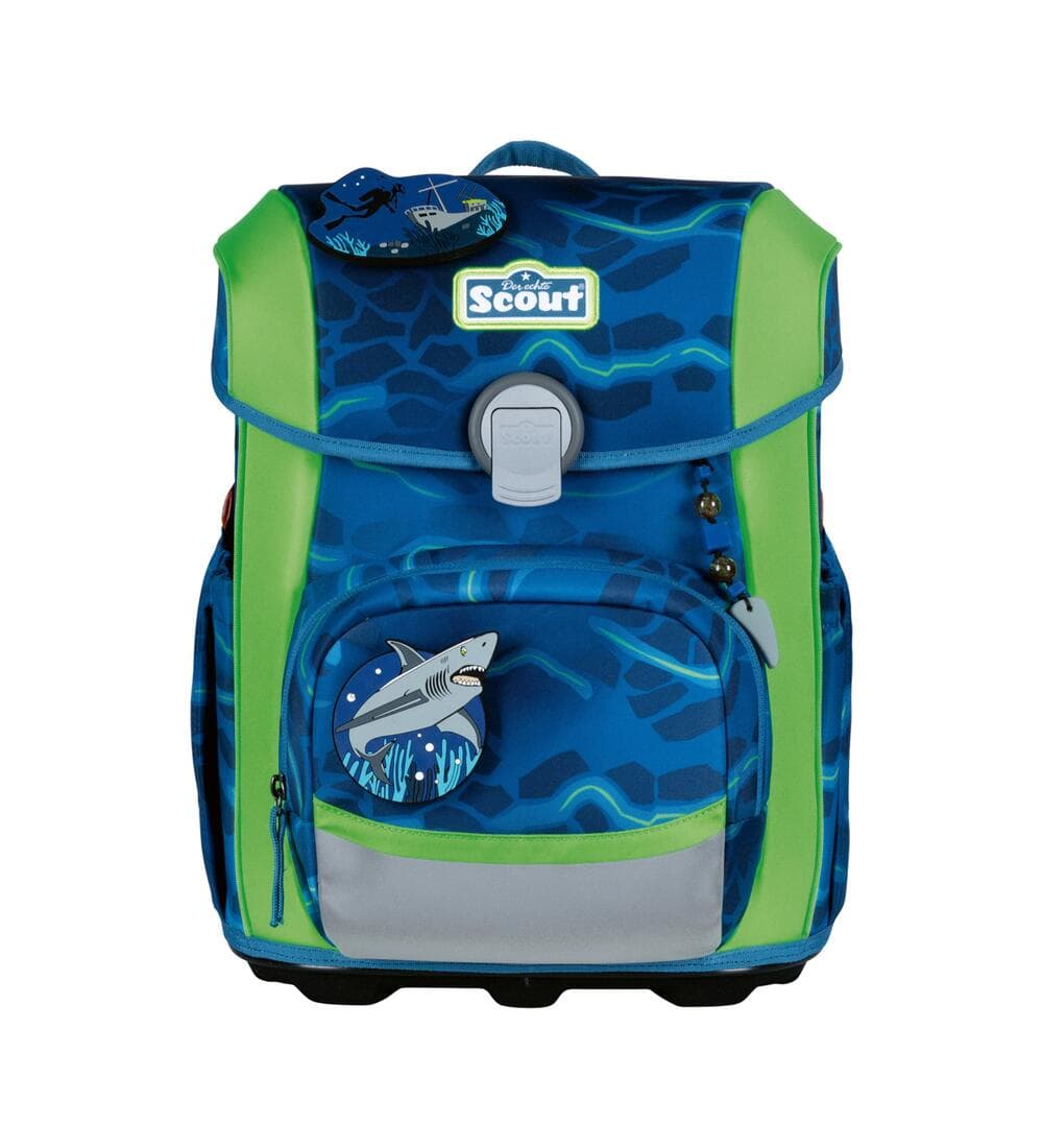 Scout Neo Schulranzen Set Shark Zone 5-teilig