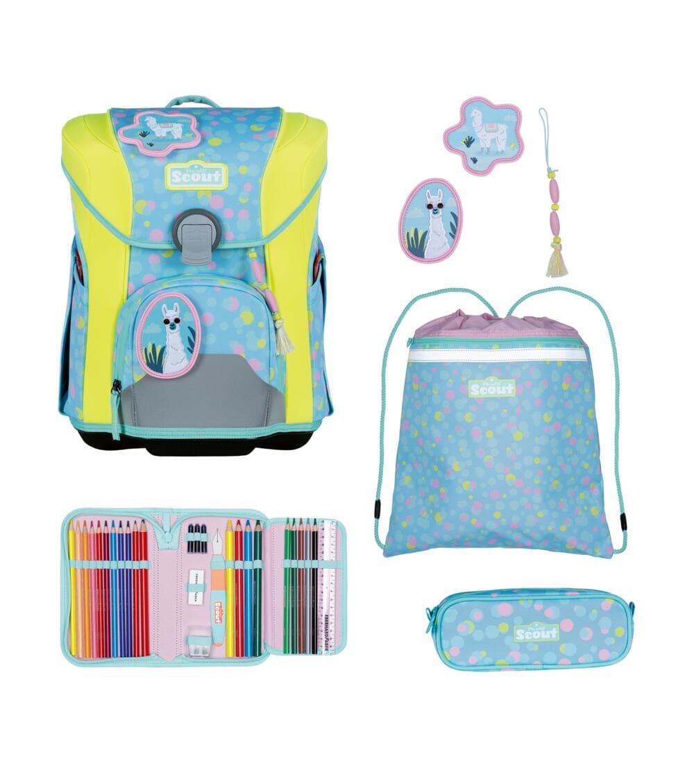 Scout Micro Schulranzen Set Lama Fun 5-teilig