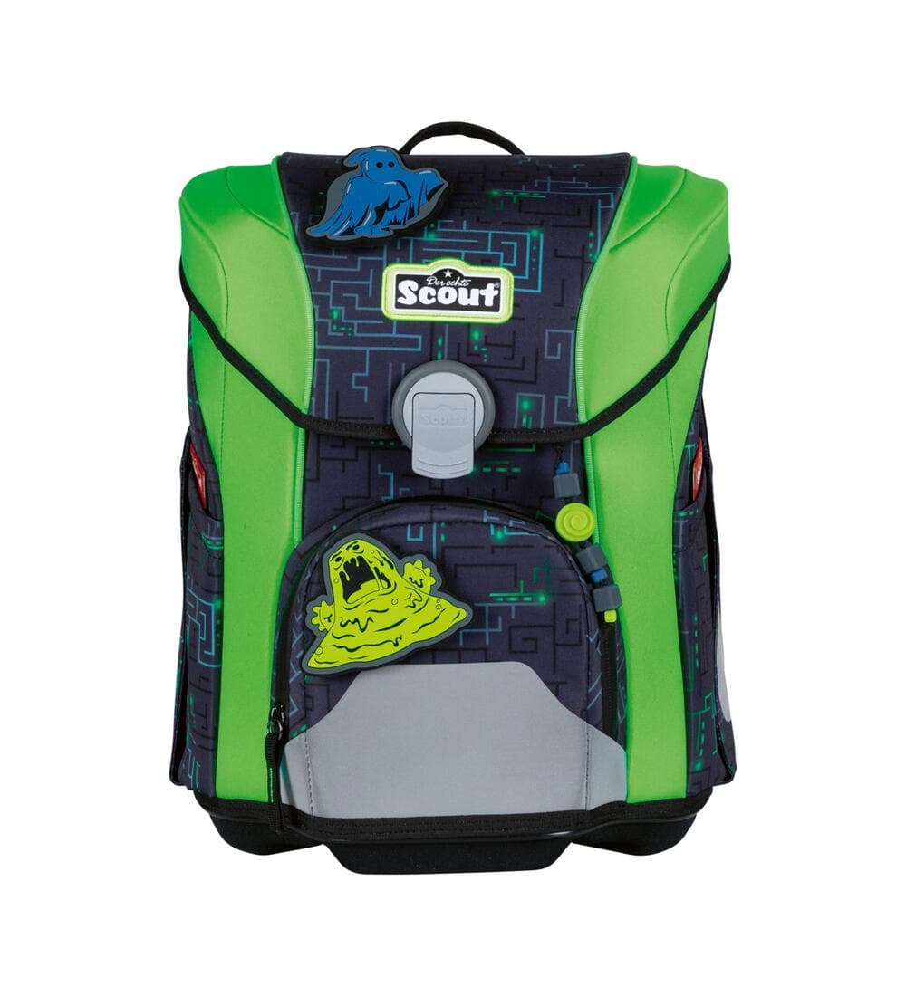Scout Micro Schulranzen Set Monster Labyrinth 5-teilig