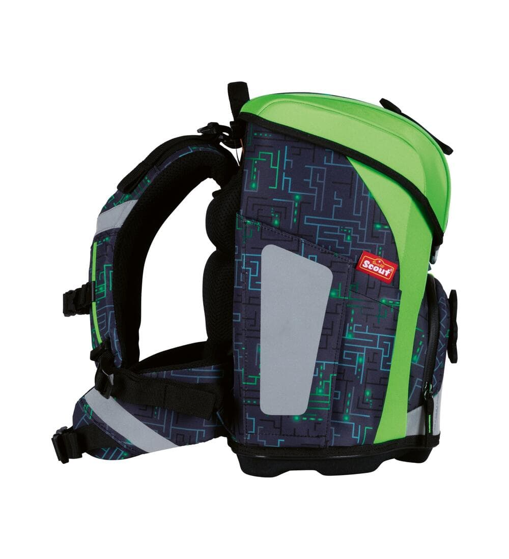Scout Micro Schulranzen Set Monster Labyrinth 5-teilig