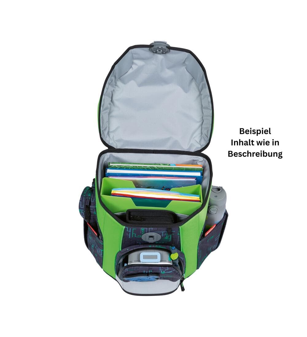Scout Micro Schulranzen Set Monster Labyrinth 5-teilig