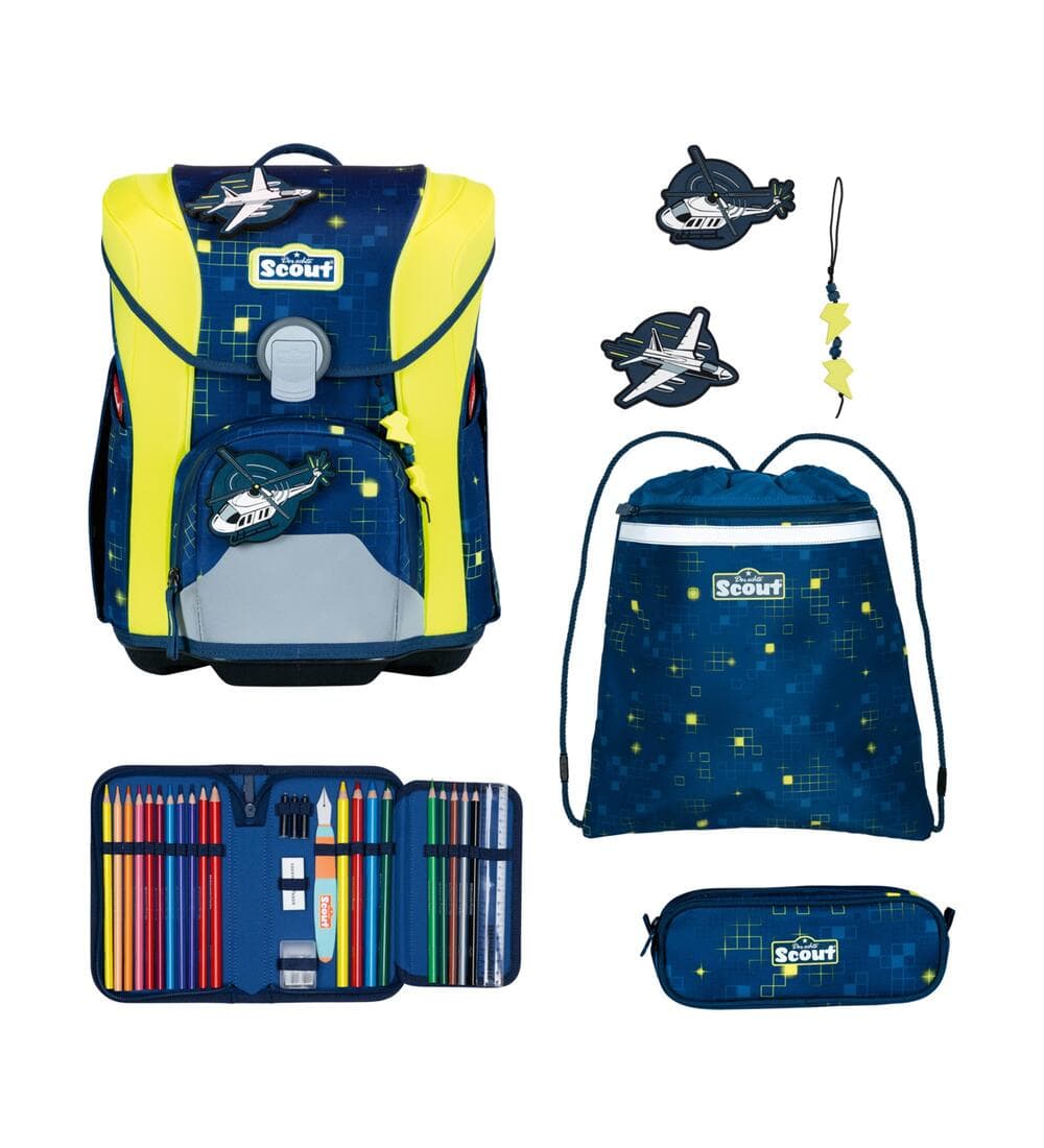 Scout Micro Schulranzen Set Digital Air 5-teilig