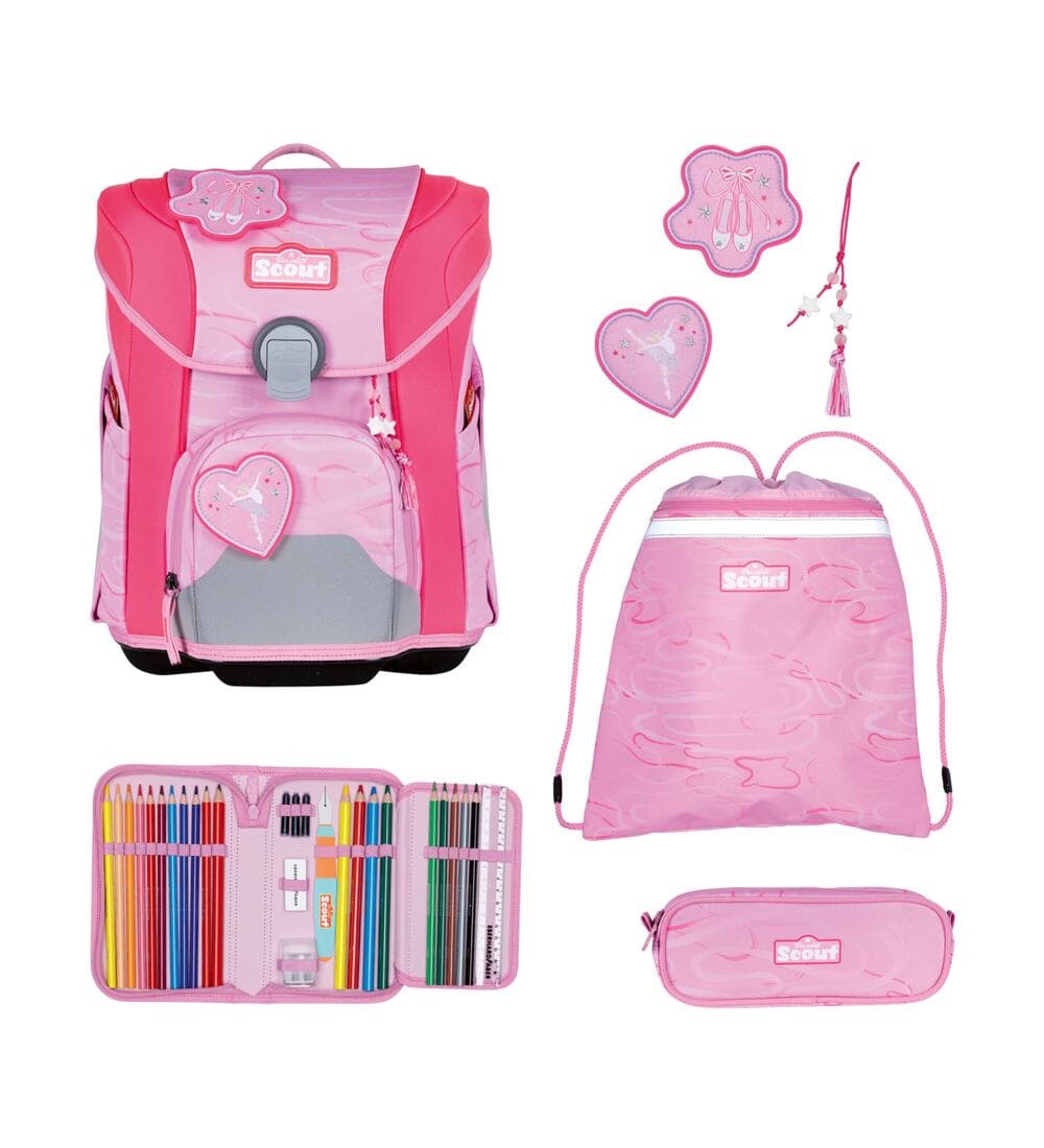 Scout Micro Schulranzen Set Ballet Dream 5-teilig