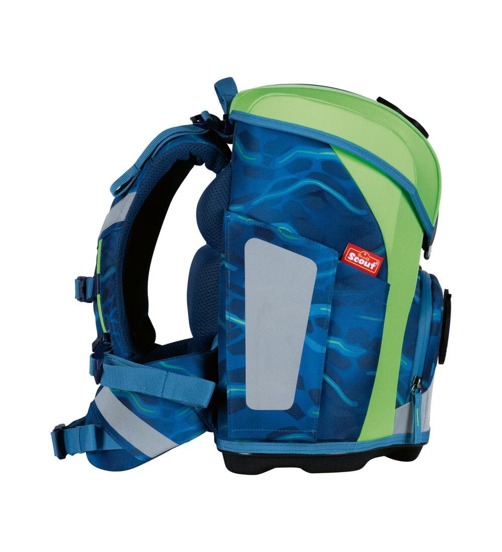 Scout Micro Schulranzen Set Shark Zone 5-teilig