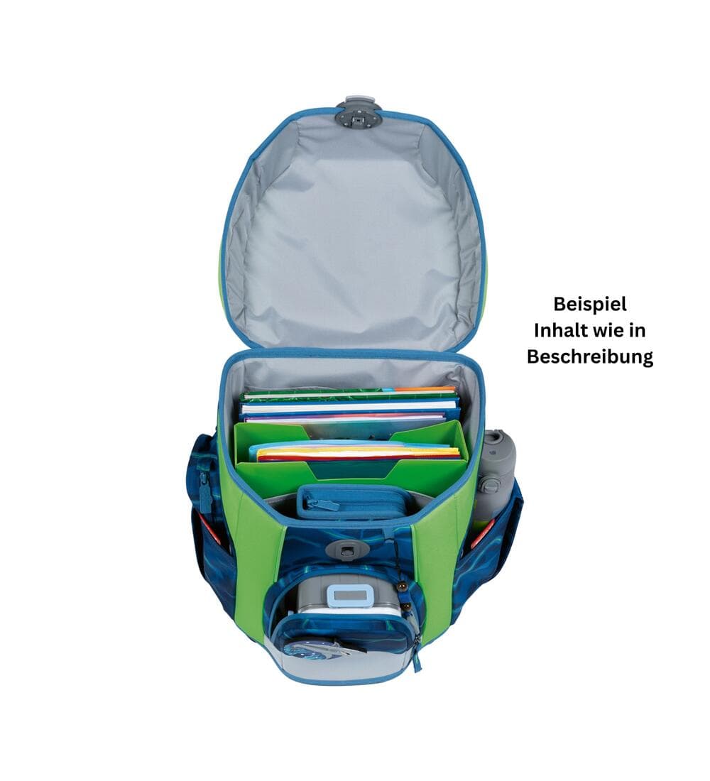 Scout Micro Schulranzen Set Shark Zone 5-teilig