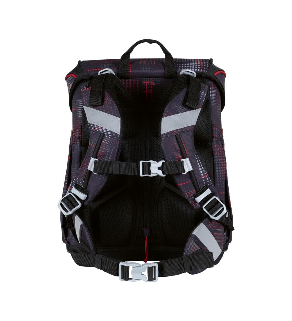 Scout Neo Safety Light Schulranzen Set Night Shadow 5-teilig