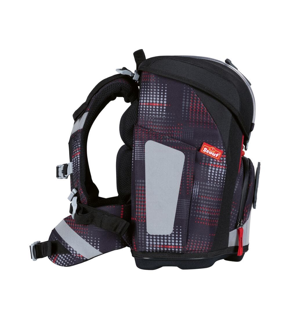 Scout Micro Safety Light Schulranzen Set Night Shadow 5-teilig